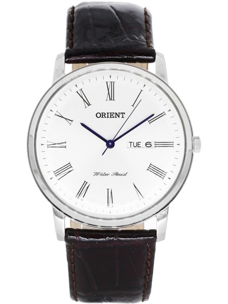 Orient FUG1R009W6 men's watch, real leather strap