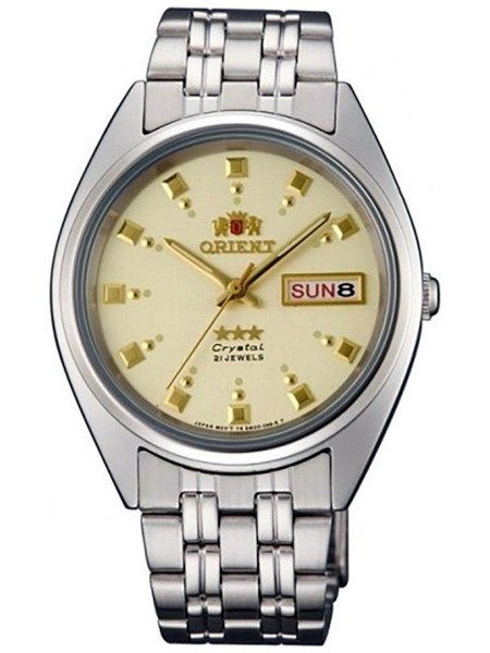 Orient 3 Star Automatic FAB00009C9 men's watch, acier inoxydable strap