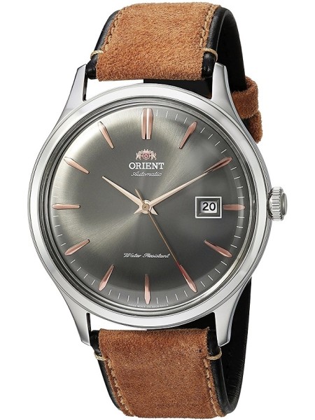 Orient Automatik FAC08003A0 men's watch, real leather strap