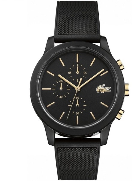 Lacoste 12.12 - Chronograph 2011012 men's watch, silicone strap