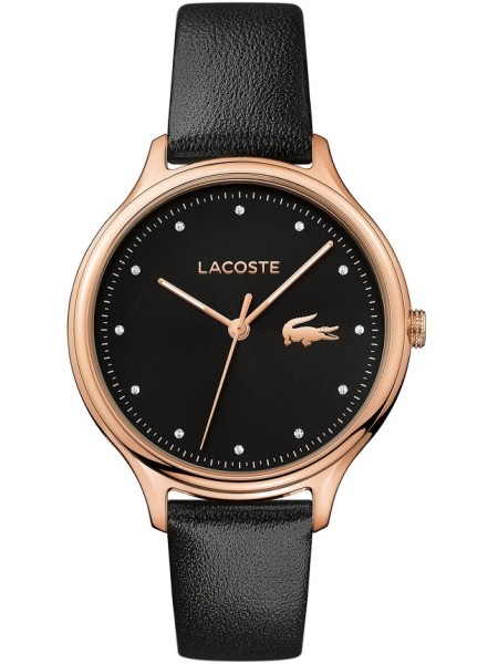 Lacoste L2001086 Relógio para mulher, pulseira de cuero real