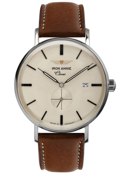 Iron Annie 5938-5 men's watch, real leather strap