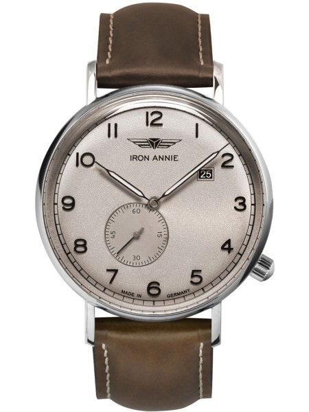 Iron Annie 5934-5 herrklocka, äkta läder armband