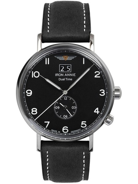 Iron Annie 5940-2 men's watch, real leather strap
