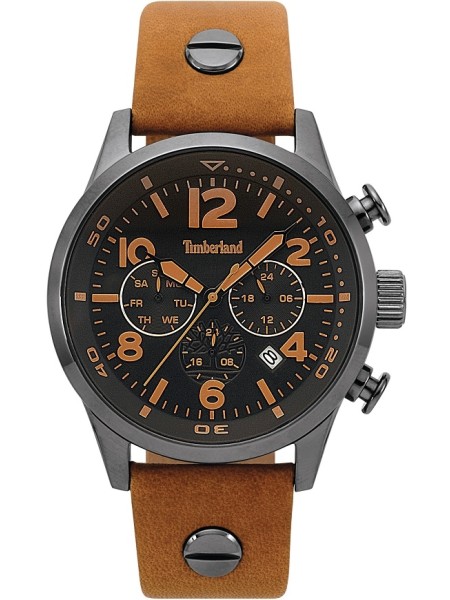Timberland TBL.15376JSU/02 men's watch, real leather strap