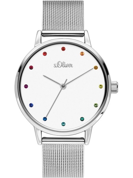 sOliver SO-3780-MQ Γυναικείο ρολόι, stainless steel λουρί