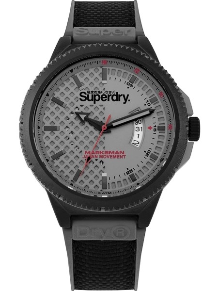 Superdry SYG245EB Herrenuhr, silicone Armband