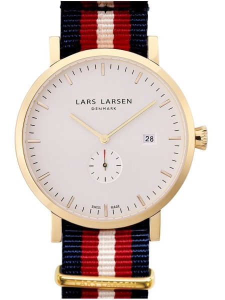 Lars Larsen 131GWNN men's watch, nylon strap