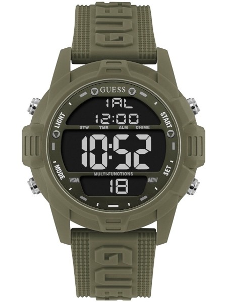 Guess W1299G6 men's watch, silicone strap