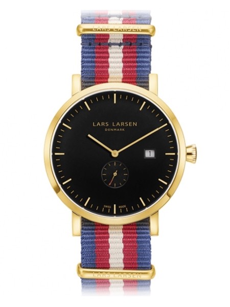 Lars Larsen 131GBNN men's watch, nylon strap