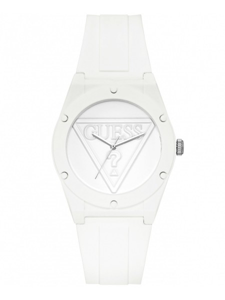 Guess W1283L1 Relógio para mulher, pulseira de silicona