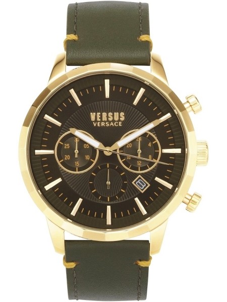 Versus by Versace VSPEV0319 herenhorloge, echt leer bandje