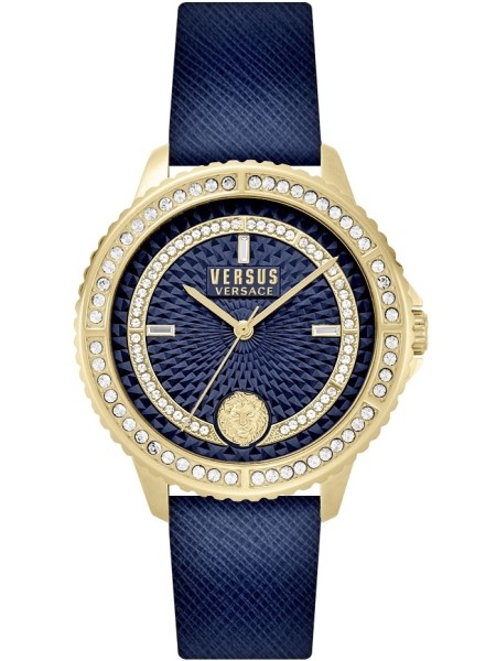 Versus by Versace VSPLM1819 ladies' watch, real leather strap