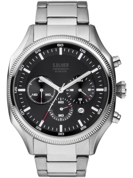 sOliver SO-3861-MC men's watch, stainless steel strap