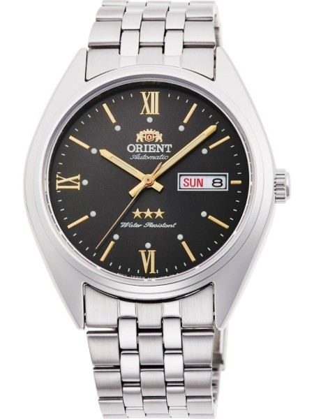 Orient 3 Star Automatic RA-AB0E14N19B men's watch, acier inoxydable strap