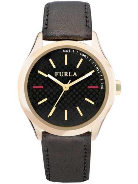 Furla R4251101501 ladies' watch, real leather strap