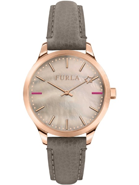 Furla R4251119507 ladies' watch, real leather strap