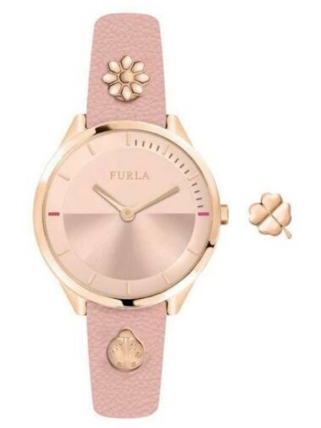 Furla R4251112515 ladies' watch, real leather strap
