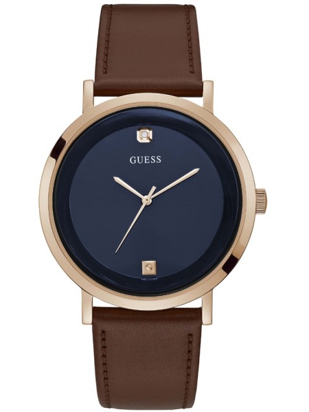 Guess GW0009G2 Herrenuhr, real leather Armband