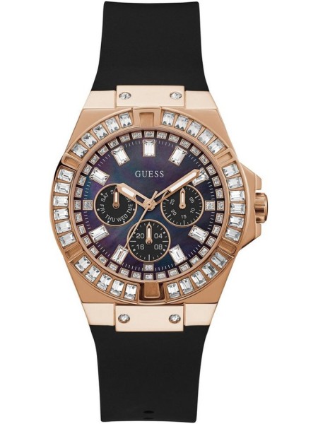 Guess GW0118L2 Relógio para mulher, pulseira de silicona