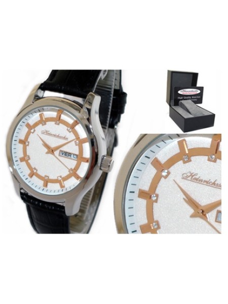 Heinrichssohn HS1001W ladies' watch, real leather strap
