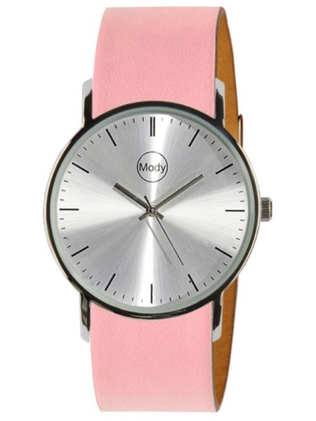 Mody MOD-SI-PI ladies' watch, real leather strap