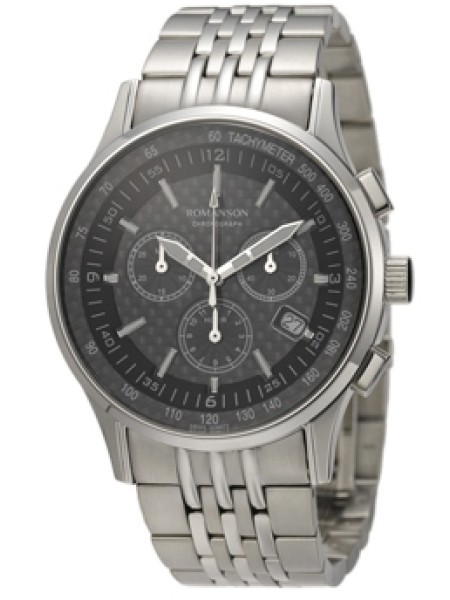 Romanson TM4131PM1WA32W men's watch, stainless steel strap