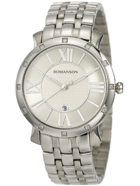 Romanson TM1256QL1WA12W Relógio para mulher, pulseira de acero inoxidable