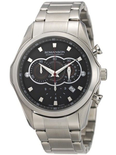 Romanson TM3207HM1WA32W men's watch, acier inoxydable strap