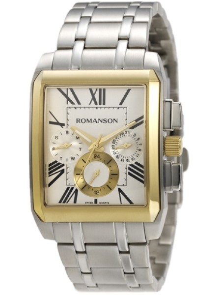 Romanson TM3250FM1CAS1G men's watch, stainless steel strap