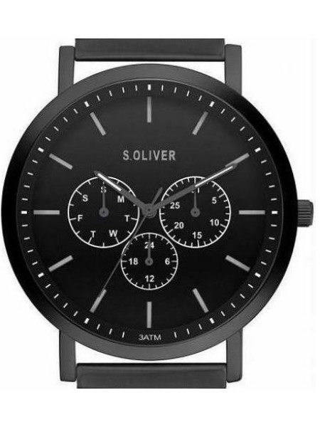 sOliver SO-4157-MM Reloj para hombre, correa de acero inoxidable