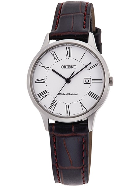 Orient RF-QA0008S10B ladies' watch, real leather strap