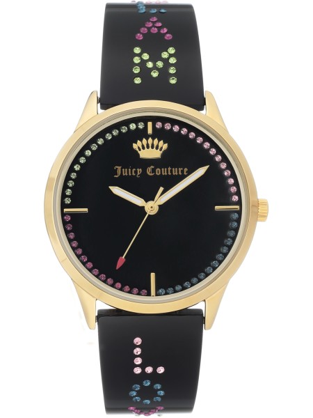 Juicy Couture JC/1084GPBK ladies' watch, plastic strap