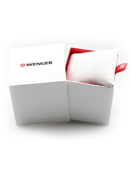 Wenger 01.1441.119 Herrenuhr, real leather Armband