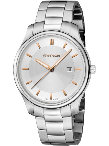 Wenger 01.1441.105 men's watch, acier inoxydable strap