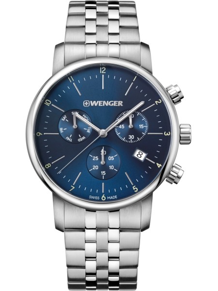 Wenger Urban Classic 01.1743.105 men's watch, stainless steel strap