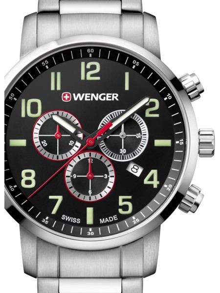 Wenger 01.1543.102 men's watch, stainless steel strap
