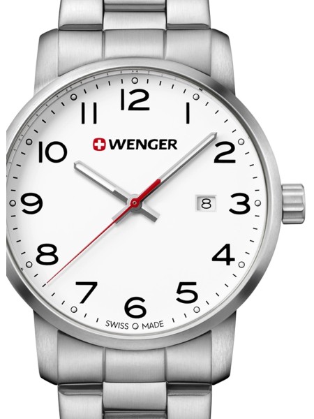 Wenger 01.1641.104 men's watch, acier inoxydable strap