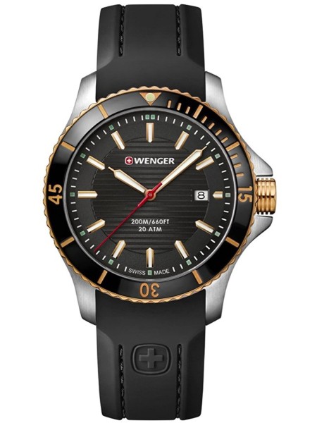 Wenger 01.0641.126 men's watch, silicone strap