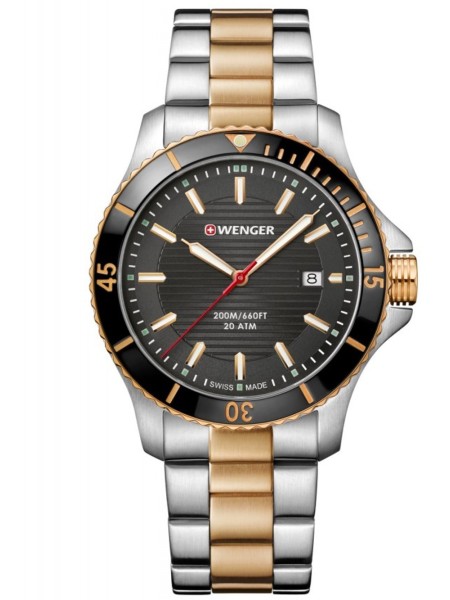 Wenger Seaforce 01.0641.127 men's watch, stainless steel strap