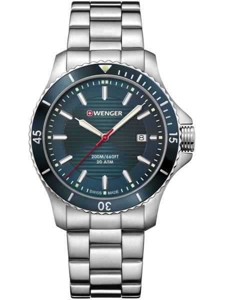 Wenger Seaforce 01.0641.129 men's watch, stainless steel strap