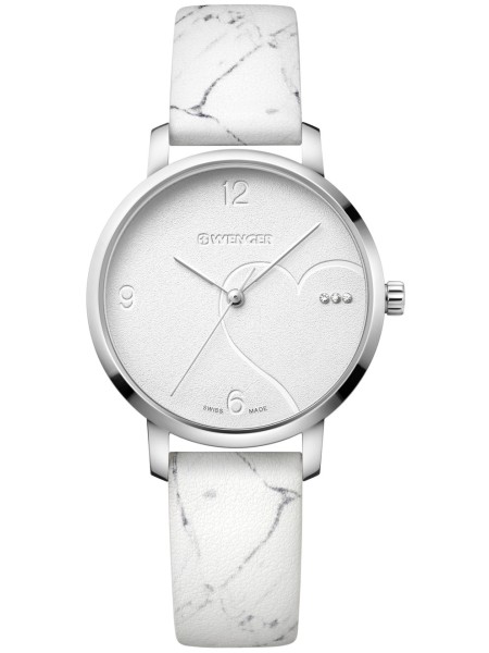 Wenger Metropolitan Donnissima 01.1731.109 ladies' watch, real leather strap
