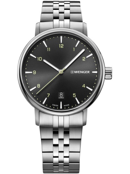 Wenger Metropolitan 01.1731.120 men's watch, acier inoxydable strap