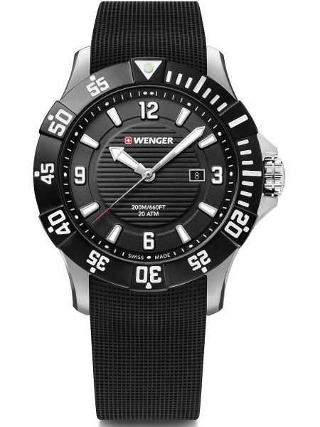 Wenger Seaforce Diver 200M - 01.0641.132 montre pour homme, silicone sangle