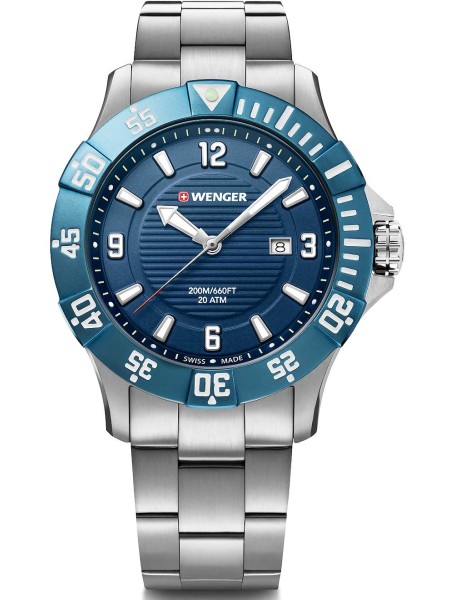 Wenger Seaforce Diver 200M - 01.0641.133 men's watch, stainless steel strap