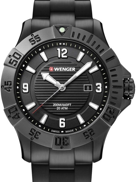 Wenger Seaforce Diver 200M - 01.0641.135 men's watch, stainless steel strap