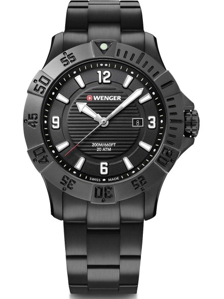Wenger Seaforce Diver 200M - 01.0641.135 Reloj para hombre, correa de acero inoxidable