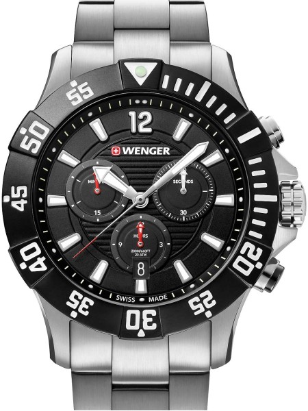 Wenger Seaforce Chrono 200M - 01.0643.117 men's watch, stainless steel strap