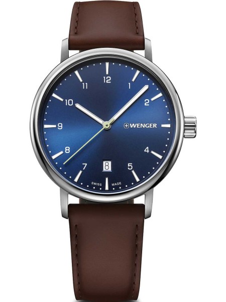 Wenger Urban Classic 01.1731.123 men's watch, cuir véritable strap