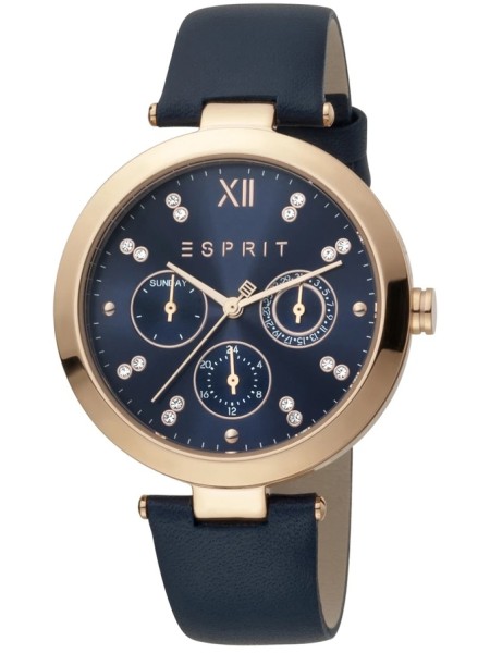Esprit ES1L213L0035 damklocka, äkta läder armband